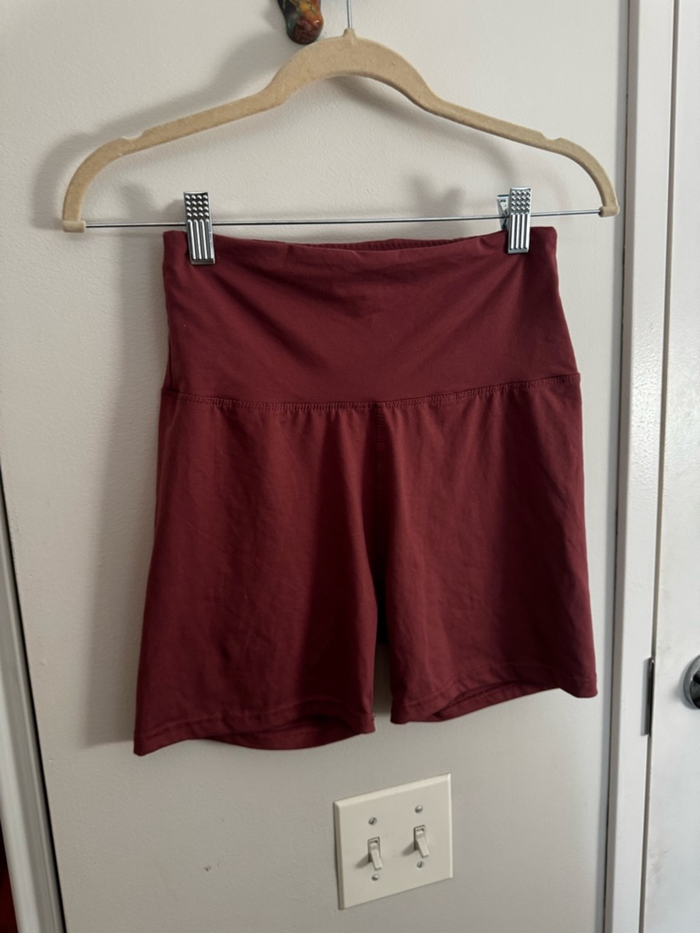 BUNDLE OF 3 biker yoga shorts - mauve, black and navy - Picture 4 of 11